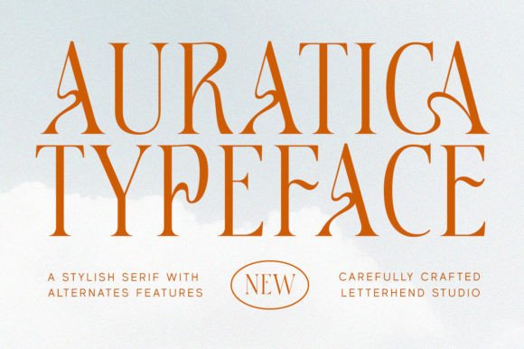 Auratica Typeface Font - Featured Image