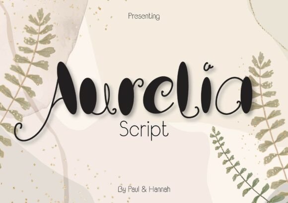 Aurelia Script Font - Featured Image