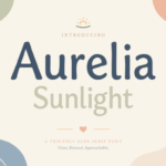 Aurelia Sunlight Font - Featured Image