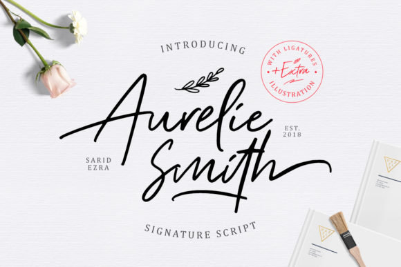 Aurelie Smith Font - Featured Image