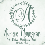 Aurielle Monogram Font - Featured Image