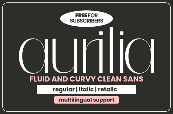 Aurilia Font - Featured Image