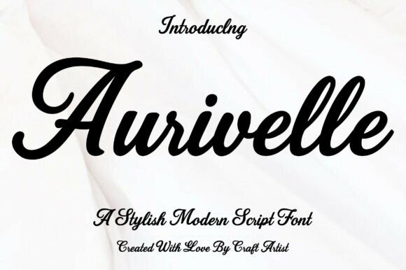 Aurivelle Font - Featured Image