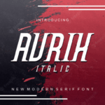 Aurixitalic Font - Featured Image