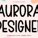 Aurora Designer Font - Featured Image