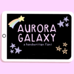 Aurora Galaxy Font - Featured Image