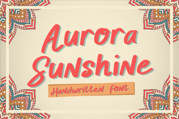Aurora Sunshine Font - Featured Image