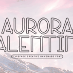 Aurora Valentine Font - Featured Image