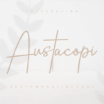 Austacopi Font - Featured Image