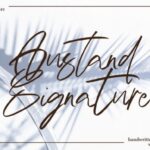 Austand Signature Font - Featured Image
