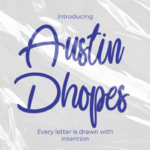 Austin Dhopes Font - Featured Image