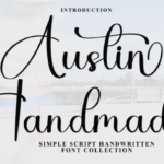 Austin Handmade Font - Featured Image