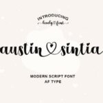 Austin Sintia Font - Featured Image