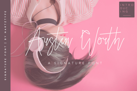 Austin Worth Font - Featured Image