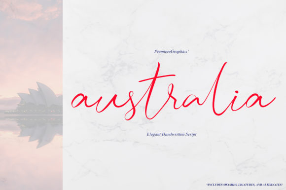 Australia Script Font - Featured Image