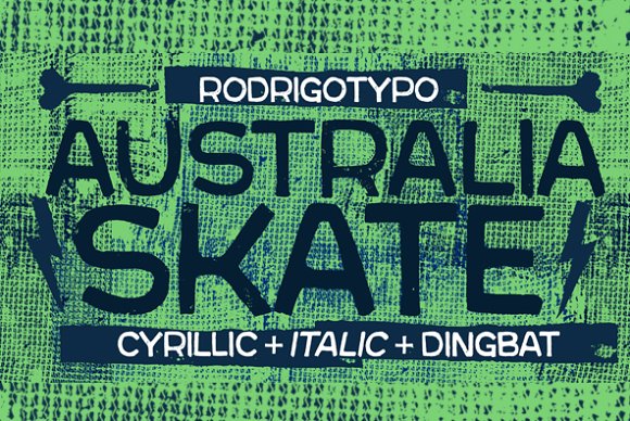 Australia Skate Font - Featured Image