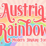 Austria Rainbow Font - Featured Image