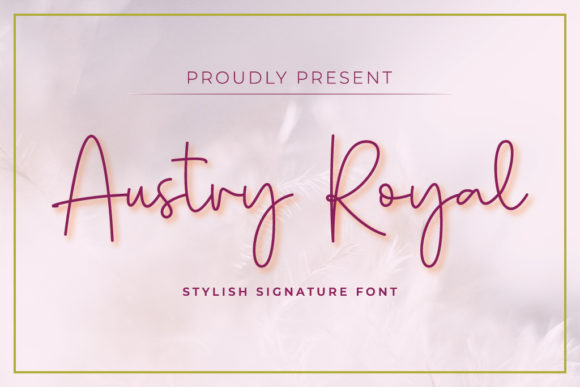 Austry Royal Font - Featured Image