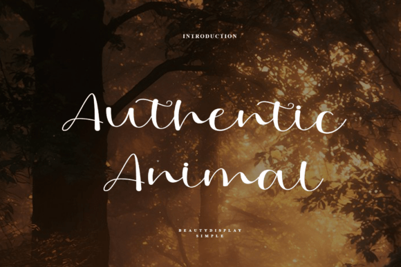 Authentic Animal Font - Featured Image