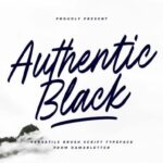 Authentic Black Font - Featured Image