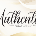 Authentic Font - Featured Image