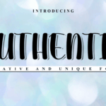 Authentic Font - Featured Image