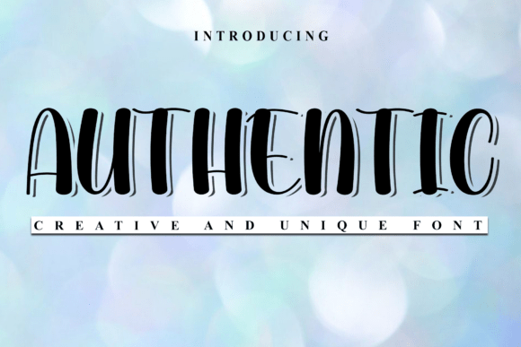Authentic Font - Featured Image