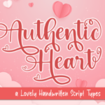 Authentic Heart Font - Featured Image