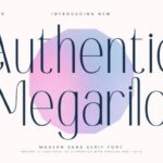 Authentic Megarilo Font - Featured Image