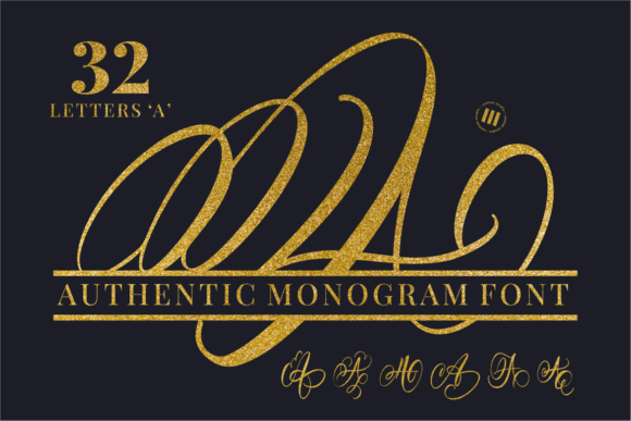 Authentic Monogram Font - Featured Image