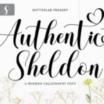 Authentic Sheldon Font - Featured Image