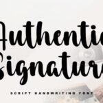 Authentic Signature Font - Featured Image