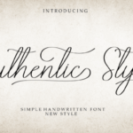 Authentic Style Font - Featured Image