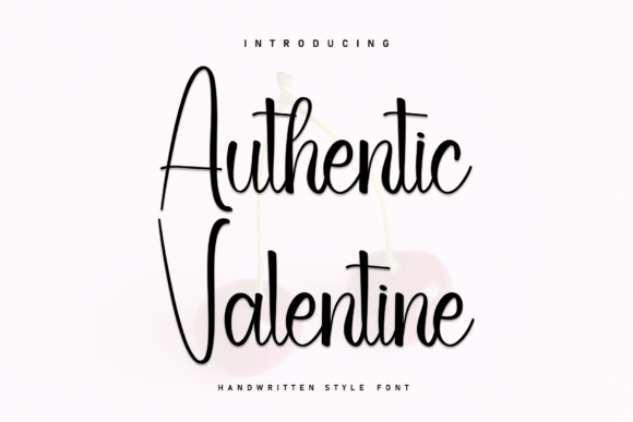 Authentic Valentine Font - Featured Image