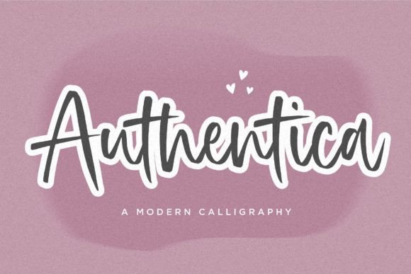 Authentica Font - Featured Image