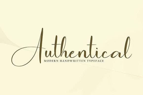 Authentical Font - Featured Image
