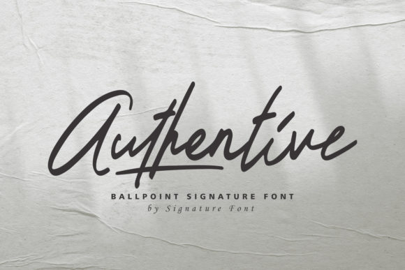 Authentive Font - Featured Image