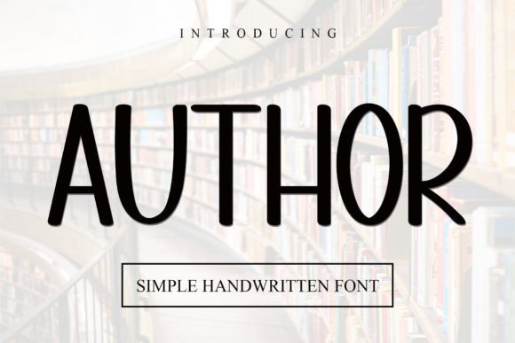 Author Font - Featured Image