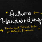 Authora Handwriting Font - Featured Image