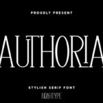 Authoria Font - Featured Image