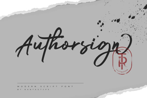 Authorsign Font - Featured Image