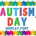 Autism Day Font - Featured Image