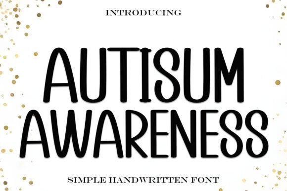 Autisum Awareness Font - Featured Image
