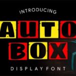 Auto Box Font - Featured Image