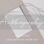 Autobiography Font - Featured Image