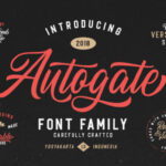 Autogate Family Font - Featured Image