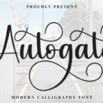 Autogate Font - Featured Image
