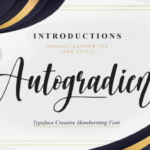 Autogradien Font - Featured Image
