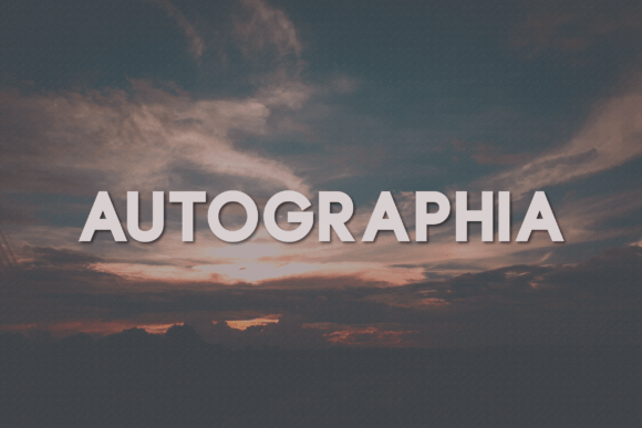 Autographia Font - Featured Image