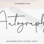 Autography Font - Featured Image